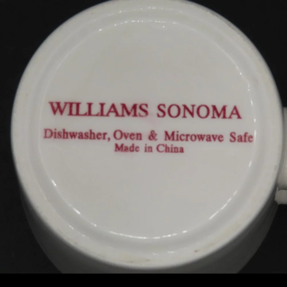 Williams Sonoma Coffee Mug, Irish Coffee
